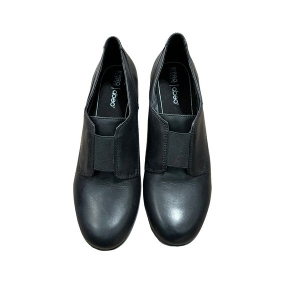 Abeo Black Slip On Shoes With Band Across the Top Size 7.5
